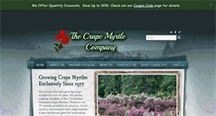 Desktop Screenshot of crapemyrtle.com